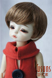 Jusuns D28053 1/6 YOSD Enfant Baby Short BJD Wig 6-7inch (15.5-17.5cm) Synthetc Mohair Doll Wigs Brown Color