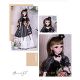 Xin Yan 1/3 Sd Bjd Dolls Fashion Dolls 23.8 Inch Ball Jointed Doll DIY Toys with Full Set Clothes Shoes Wig Makeup, Best Gift for Girls-Lori