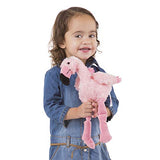 Melissa & Doug Scarlet Pink Flamingo Giant Stuffed Animal, Wildlife, Soft Polyester Fabric,