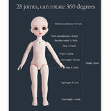Xin Yan Bjd Dolls 1/6 Dbs Doll 11inch 28 Ball Joint Doll Fairy Dolls DIY Toy Gift Rotatable Joints Lifelike with Wig P Gift for Children's Day-（not Include The Props in The Hands of The Doll）