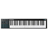 Alesis V49 | 49 Key USB MIDI Keyboard Controller with 8 Backlit Pads, 4 Assignable Knobs and Buttons, Plus a Professional Software Suite with ProTools | First Included