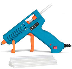 【50W】Hot Glue Gun, Tilswall Mini Hot Melt Glue Gun with 12pcs Glue Sticks, High Temperature Anti-drip Melting Glue Gun Kit for Quick Home Repair, Arts, Crafts, DIY & Sealing