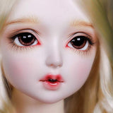 HMANE BJD Dolls Eyes, 16mm Glass Brownness Eyeball for 1/3 1/4 BJD Dolls (No Doll)