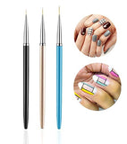 FULINJOY 5PCS Dotting Pens with 3 PCS Nail Painting Brushes, Nail Art Design Tools