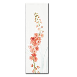 Rainbow Seeds Flowers VII Coral by Lisa Audit, 8x24-Inch Canvas Wall Art