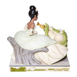 Enesco Jim Shore Disney Traditions White Woodland Tiana with Louie Figurine 6008065