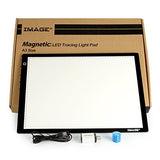 A3 LED Light Pad for Diamond Painting,Ultra-Thin USB Powered Dimmable Brightness Magnetic Artcraft Tracing Light Board Apply to Artists Drawing Sketching Animation Designing Stencilling X-ray Viewing