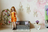 Miniature Macrame Wall Hanging, Boho Dollhouse Decor Accessories, BJD Doll Prop