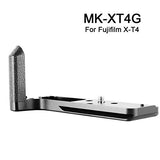 Meike XT4G Aluminum Alloy Hand Grip Quick Release Plate L Bracket for Fujifilm X-T4