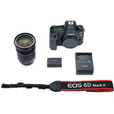 Canon EOS 6D Mark II DSLR Camera Bundle with 24-105mm is STM Lens | Built-in Wi-Fi|26.0 MP Full Frame CMOS Sensor | |DIGIC 7 Image Processor and Full HD Videos + 64GB + TTL Bounce Flash (19pcs)