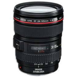 Canon EF 24-105mm f/4 L IS USM Lens (white box) for Canon EOS Digital SLR Cameras T5, T5i, 5D