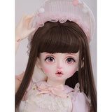 ZHDWOALG 44.3cm BJD Dolls 1/4 SD Doll Flexible Ball Jointed Doll Cute Action Figure DIY Toy with Full Set Clothes Shoes Wig Makeup Best Gifts for Girl Birthday