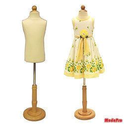 Child Kids Dress Form Mannequin with Wooden Base (3/4 Year Old)
