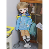 MEESock BJD Doll 1/6 Ball Jointed SD Doll Action Figure DIY Toys with Full Set Clothes Shoes Wig Makeup, Best Gift for Boy - Height About 27.5 cm