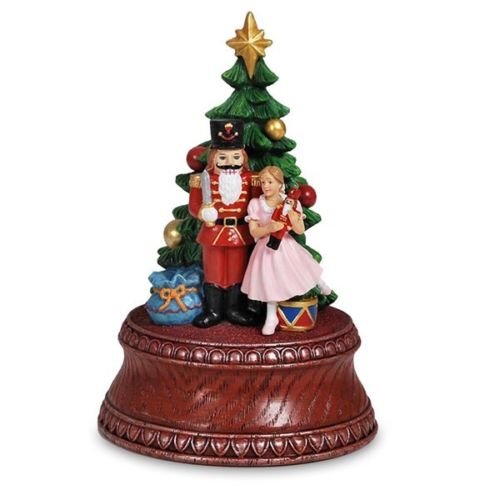 Classic Nutcracker and Clara Musical Figurine by The San Francisco Music Box Company