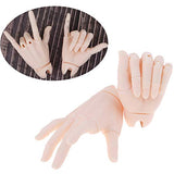 CUTICATE ID72 SD AOD 15 Joints Hands for LUTS SSDF Uncle Doll Body Parts Pink Skin