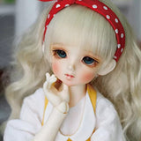 Fashion BJD Doll 1/4 SD Dolls Full Set with Clothes + Wig + Makeup + Shoes, Ball Jointed Dolls Surprise Birthday Gift for Girls