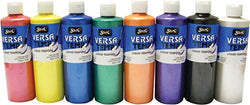Sax Versatemp Heavy-Bodied Pearls Tempera Paint, 1 Pint, Assorted Colors, Set of 8 - 1440733