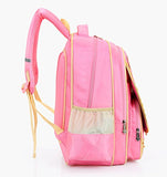 Cat Face Girls Backpack Kids School Bookbag for Students (Pink)