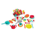 Battat - Deluxe Kitchen - Pretend Play Accessory Toy Set (71 Pieces Including Pots & Pans)