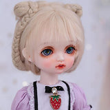 PVGZMB BJD Doll, 1/6 SD Dolls 10 Inch 18 Ball Jointed Doll DIY Toys with Full Set Clothes Shoes Wig Makeup, Best Gift for Girls - Bambi