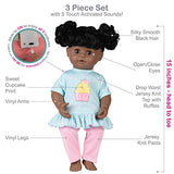 Adora My Cuddle & Coo Baby “Cuppy Cake” - Touch Activated Doll with 5 Sounds: She Cries, Coos, Giggles, Kisses Back & Says Momma