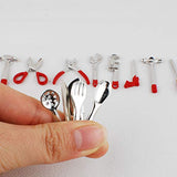 NWFashion 18PCS Miniature Home Repair Multi-Tool Set Fun for Party Dollhouse