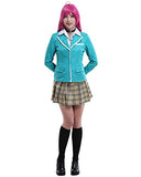 miccostumes Women's Moka Akashiya Cosplay Costume (Small, Blue)