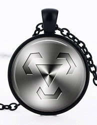 1 Pokemon Steel Element Black Bezel Pendant Necklace #13
