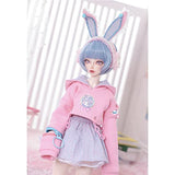 16.3in BJD Doll 1/4 Fashion Ball Jointed SD Doll with Full Set Pink Clothes Shoes Wig Makeup Accessories, Best Surprise Gifts for Boys and Girls