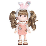 XiDonDon Obitsu 11 OB11 Size Costume, Obitsu Doll, 4.3 inches (11 cm), Body Clothes, Cute Suit, Obitsu 11 Clothes, ob11 Molly, gsc, 1/12bjd Doll Clothes (Pink)
