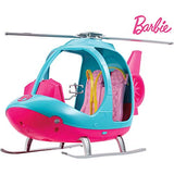 Barbie Helicopter, Pink and Blue with Spinning Rotor