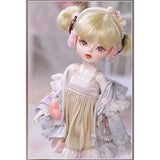 Y&D 1/6 BJD Dolls 11.4" Princess Ball Joints Doll 100% Handmade DIY Toy Gift with Clothes Shoes Socks Wig Hair Makeup Headband, Rotatable Joints Lifelike Pose