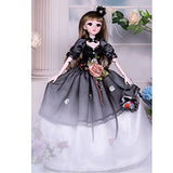 Xin Yan 1/3 Sd Bjd Dolls Fashion Dolls 23.8 Inch Ball Jointed Doll DIY Toys with Full Set Clothes Shoes Wig Makeup, Best Gift for Girls-Lori