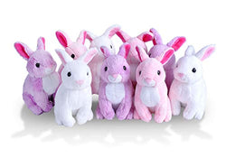 Wild Republic Rabbit Plush, Stuffed Animals, Baby Easter Basket, Easter Eggs, Party Favors, 9Piece
