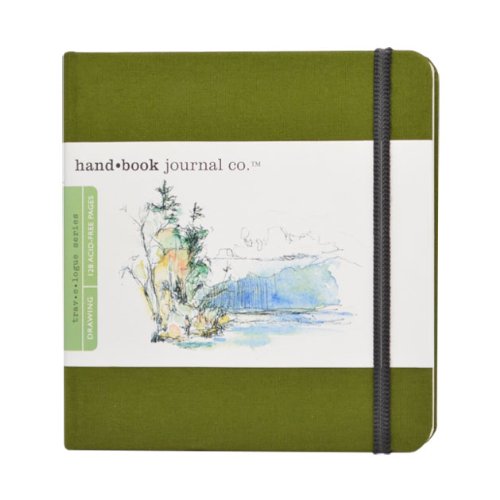 Global Art Materials Hand-book Artist Journal Square Cadmium Green