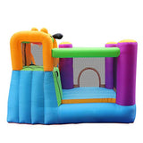 Inflatable Bouncer House with Air Blower and Jumping Castle for Kids (Multicolour, C)