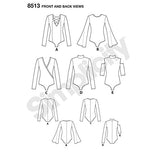 Simplicity Women's Bodysuit Sewing Patterns, Sizes XS-XL