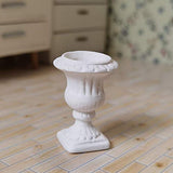 BARMI High Simulation Miniature Doll House Ceramic Roman Column for Dollhouse Decoration,Perfect DIY Dollhouse Toy Gift Set White
