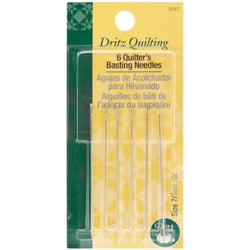 Dritz Quilter's Basting Hand Needles Size 7, 6 Count