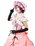 Cosfun Women's Ciel Phantomhive Pink Lolita Cosplay Dress Costume mp004139 (Small)