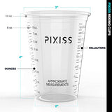 Amazing Clear Cast Resin 32-Ounce, 20x Disposable Mixing Cups, Pixiss Mixing Sticks Bundle