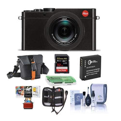 Leica D-Lux (Typ 109) Digital Camera - Bundle with Camera Case, 32GB SDHC U3 Card, Spare Battery,
