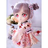 Y&D BJD Dolls, 1/6 Cute SD Doll 29Cm 11.4 Inch Ball Jointed Doll DIY Toys with Full Set Clothes Socsk Shoes Wig Makeup, Beautiful Surprise Birthday Gift for Girls