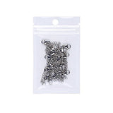 D-buy 8 Piece Stainless Steel Necklace Bracelet Extender Chain, Set 4 Different Length: 6" 4" 3" 2"