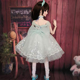 BJD Handmade Doll Lolita Court Dress for 1/3 BJD Girl Dolls Clothes Accessories