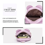 Girls Mini Backpack Bowknot Polka Dot Cute Small Daypacks Convertible Shoulder Bag Purse for Women