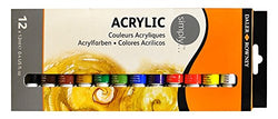 Daler Rowney- Daler Simply Acrylic Set 12 x 12ml Tubes