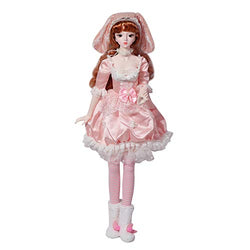 Dream fairy--Chinese zodiac Series Fortune Days Original Design 60 cm Dolls(with Gift Box), Series 26 Joints Doll, Best Gift for Girls. (Rabbit)