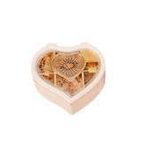 Packageprincess| Jewelry Box | Heart Shaped Music Box with Dancing Ballerina for Mechanic Gift